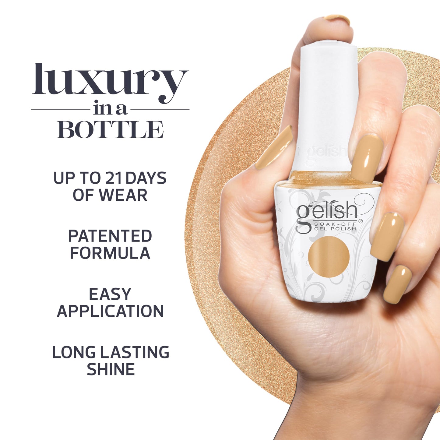 Gelish Living Our Life Collection TPO-Free Gel Nail Polish - Give Me A Bubbly, 15mL Beauty & Personal Care Gelish