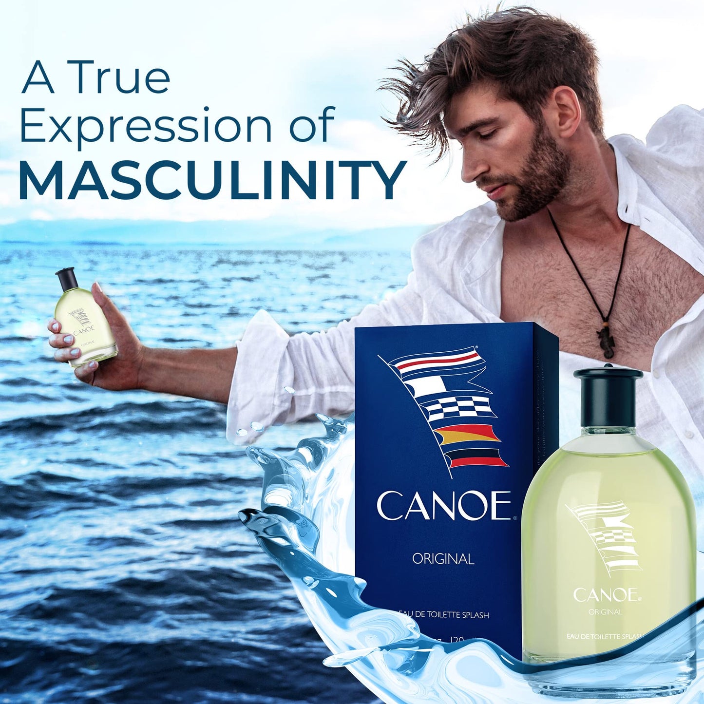 CANOE by DANA Eau De Toilette for Men, Sport Scent