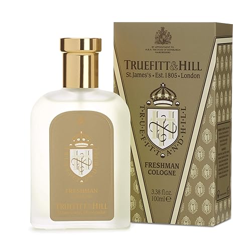 Truefitt & Hill Luxury Cologne - Freshman - Premium Long-Lasting Citrus and Bergamot Men's Fragrance Presented in a Beautifully Etched Traditional