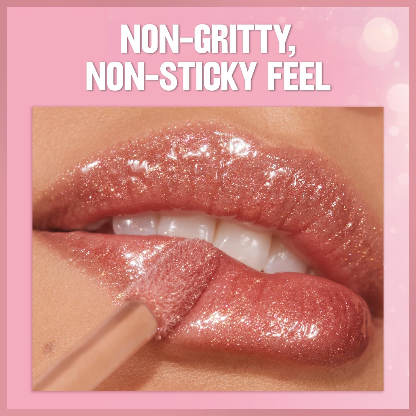 REVLON Super Lustrous Glimmer Gloss Gift Set, 3-Piece, Non-Sticky Lip Makeup, Plant-Based Glitter, High-Shine Finish, 008 Rose Glow, 005 Glazed Almond
