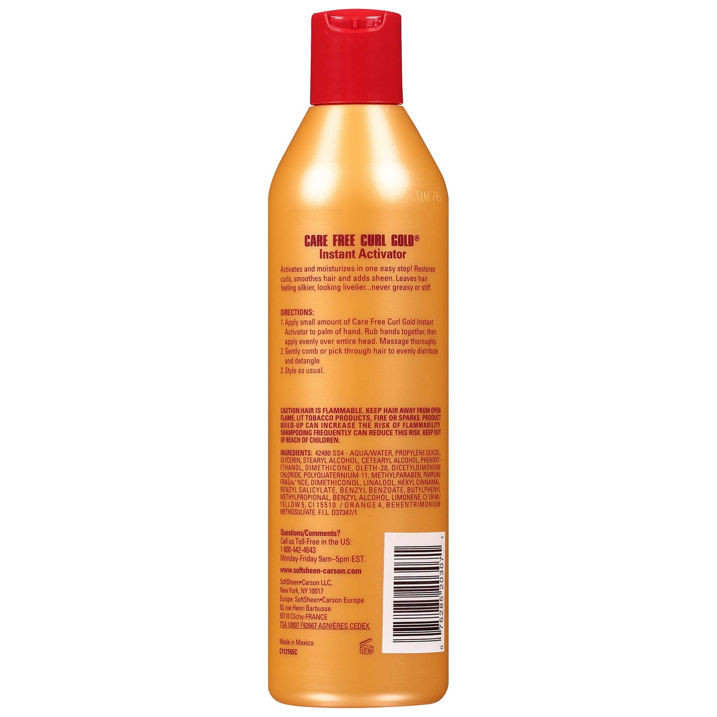 SoftSheen-Carson Care Free Curl Gold instant Activator, for Natural and Curly Hair, Softens and Hydrates, Moisturizes Hair