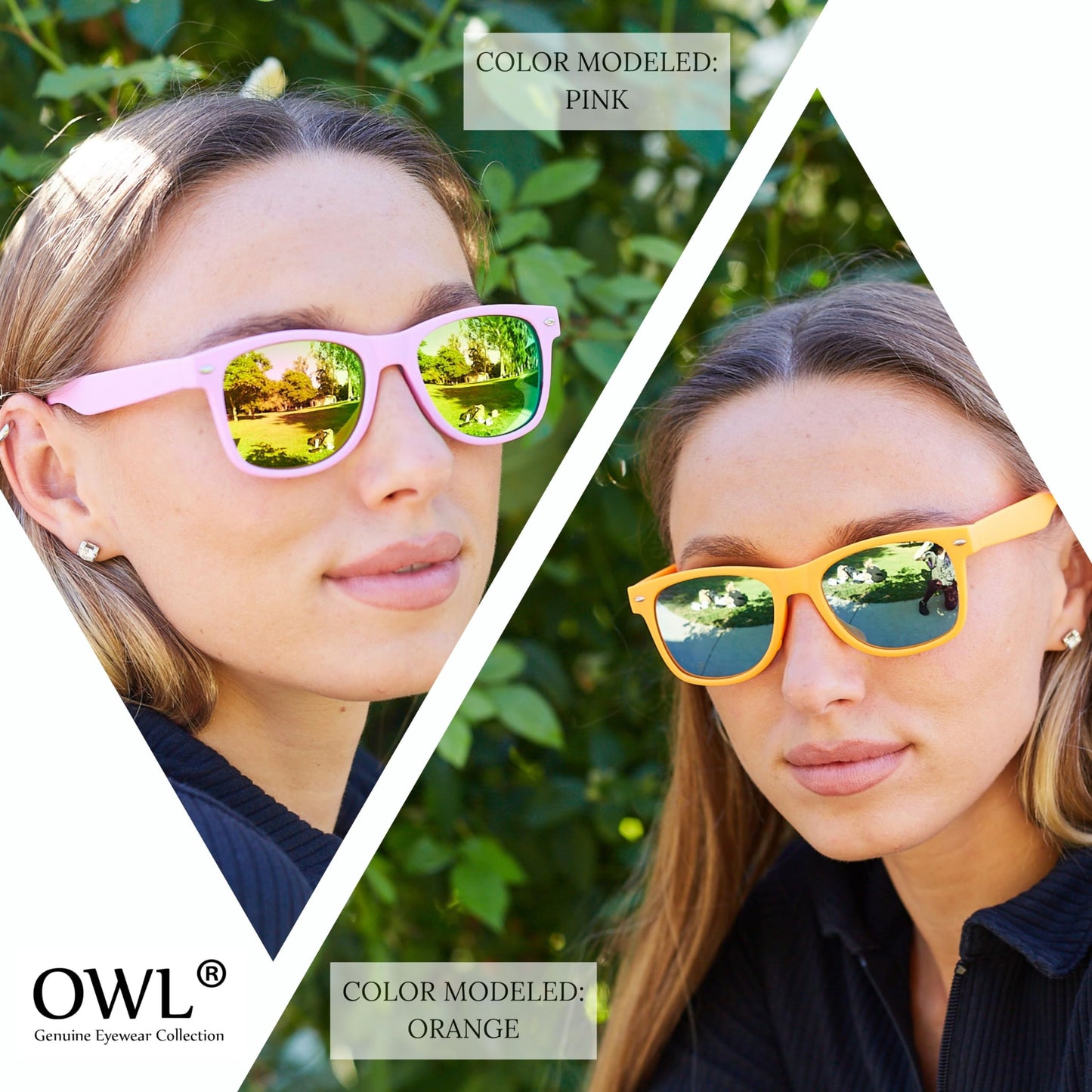 OWL Vintage Horn Rimmed Sunglasses Womens Mens, UV Protected Mirror Lens Vintage Shades, Matte Frame Purple Sun Glasses