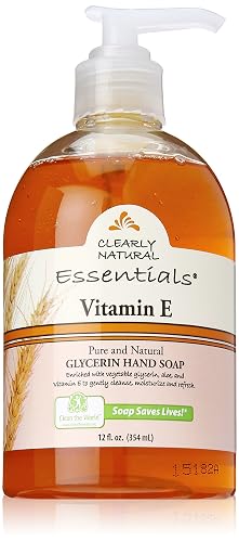 Clearly Natural Vitamin E Liquid Glycerine Soap, 12 Ounce (Pack of 2)