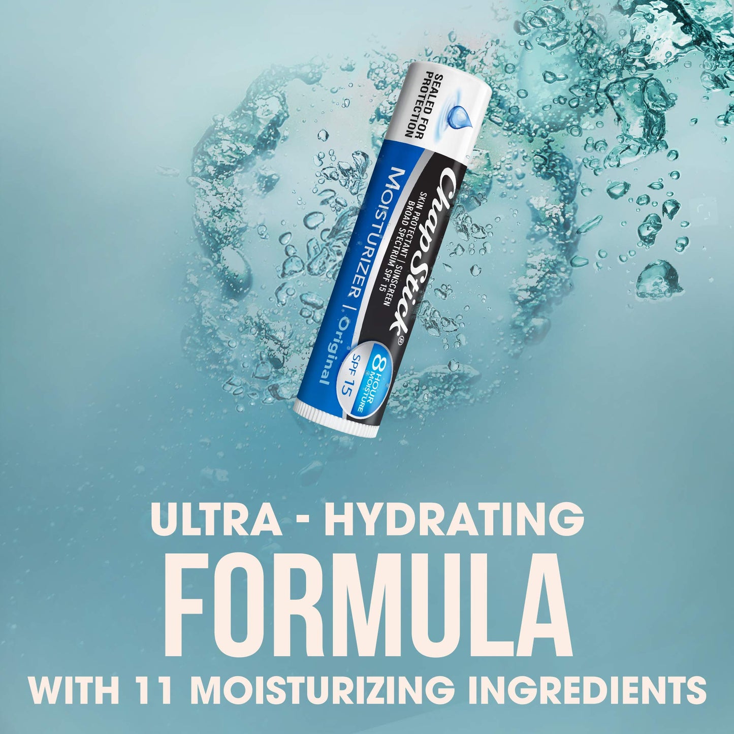 ChapStick Skin Protection Sunscreen Moisturizer, Original SPF 12 0.15 oz (Pack of 2)