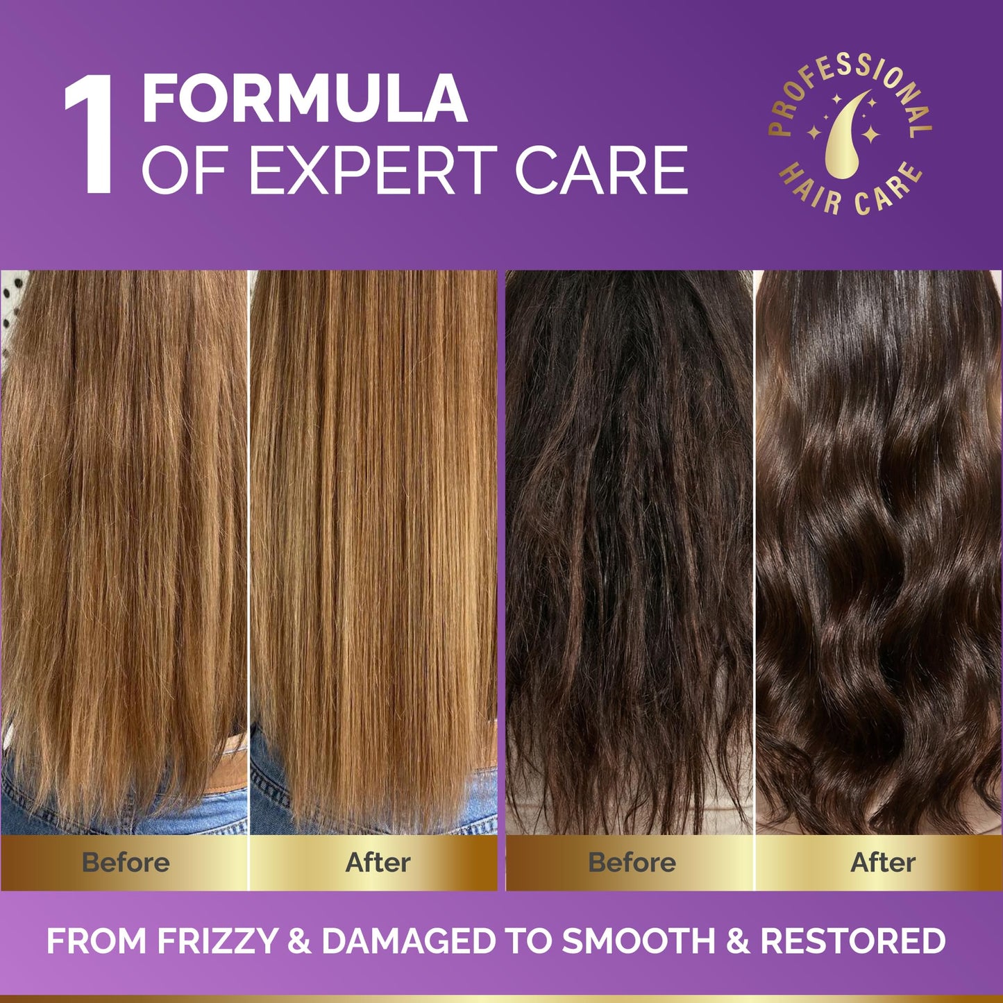 Hydrating Hair Mask - Deep Conditioning Treatment for Dry, Frizzy & Damaged Hair - Keratin Mask with Coconut & Argan Oils, Collagen & Wheat Protein Beauty and Personal Care NUTRAHARMONY