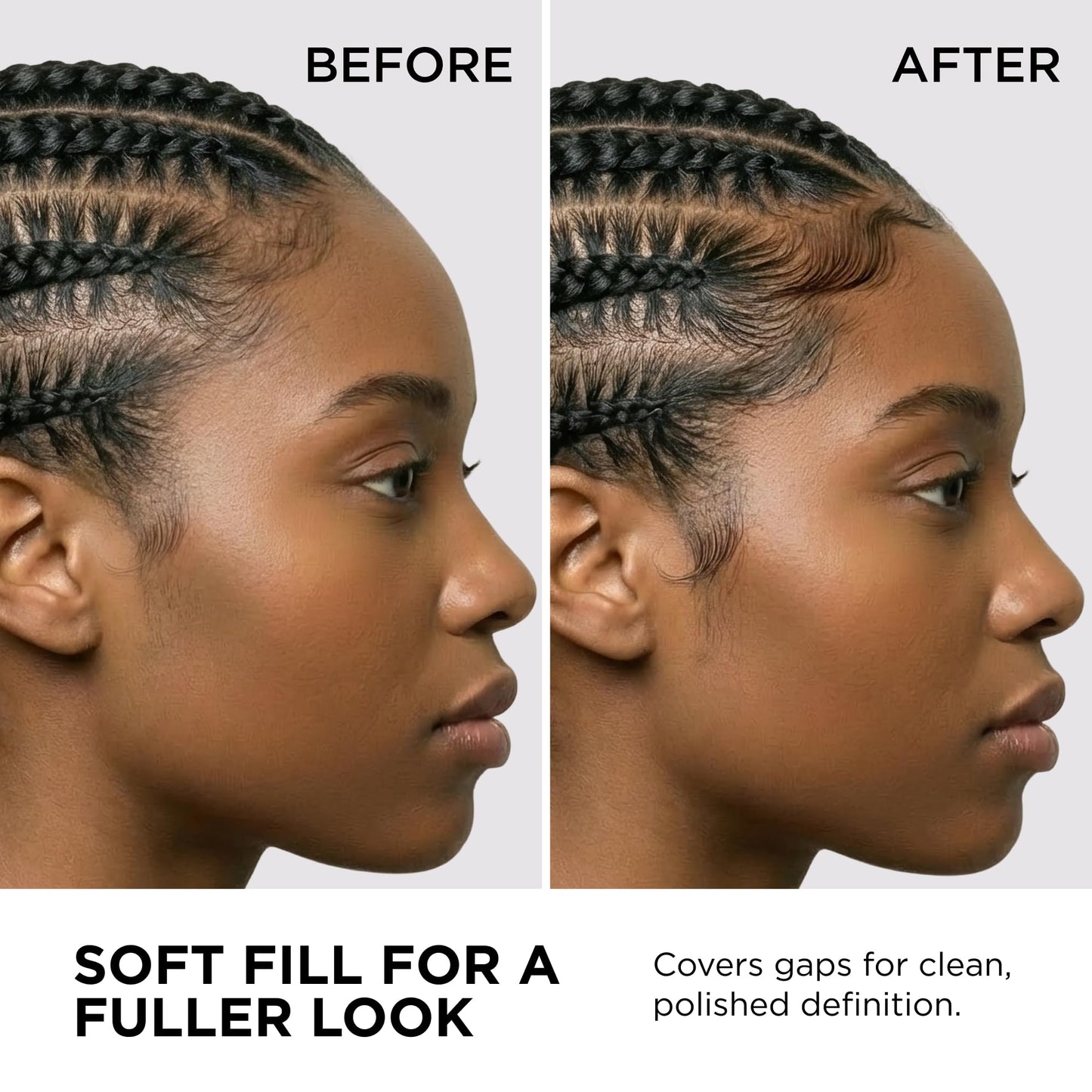 Style Factor EDGE BOOSTER HIDEOUT Water-Based Pomade | Strong Hold & Instant Gray Coverage | Slick Styling for Flyaways, Edges & Roots | High Shine