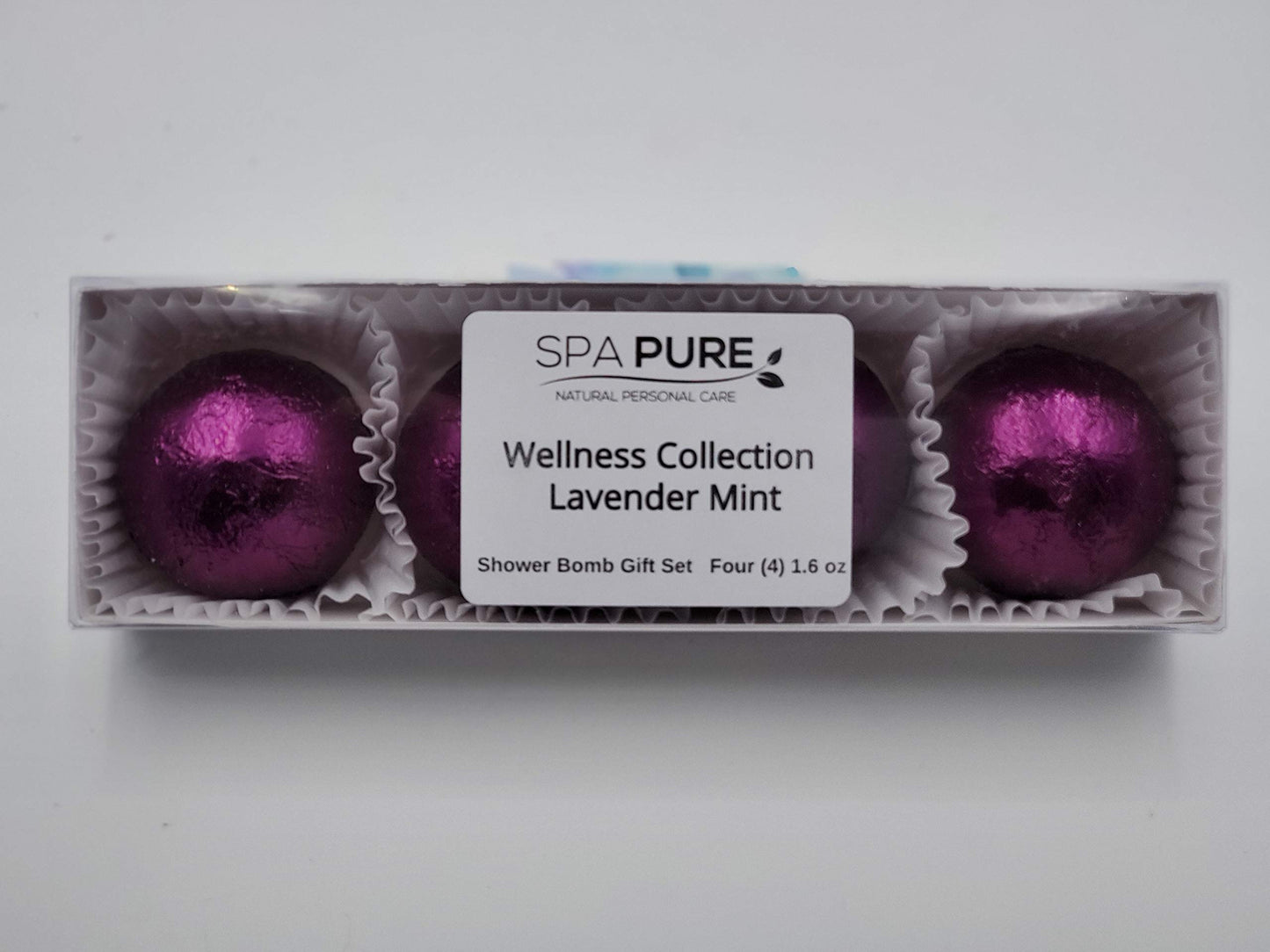 Spa Pure Lavender Mint Aromatherapy Shower Steamers Bombs - Shower Bombs with Essential Oils - Unisex Bath Melts - Self Care and Relaxation Shower…