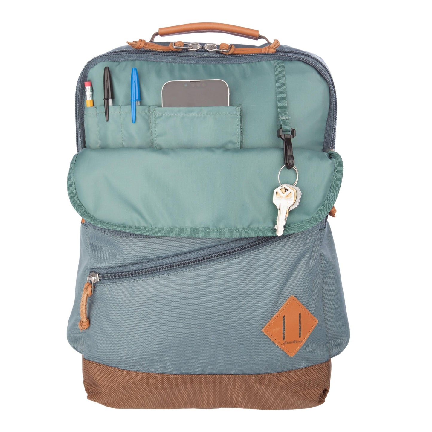 Eddie Bauer 25L Bygone Backpack with 15" Laptop Sleeve, Everyday Backpack | Work Bag | Laptop Bag | Gym Bag | Travel Backpack, Dragonfly