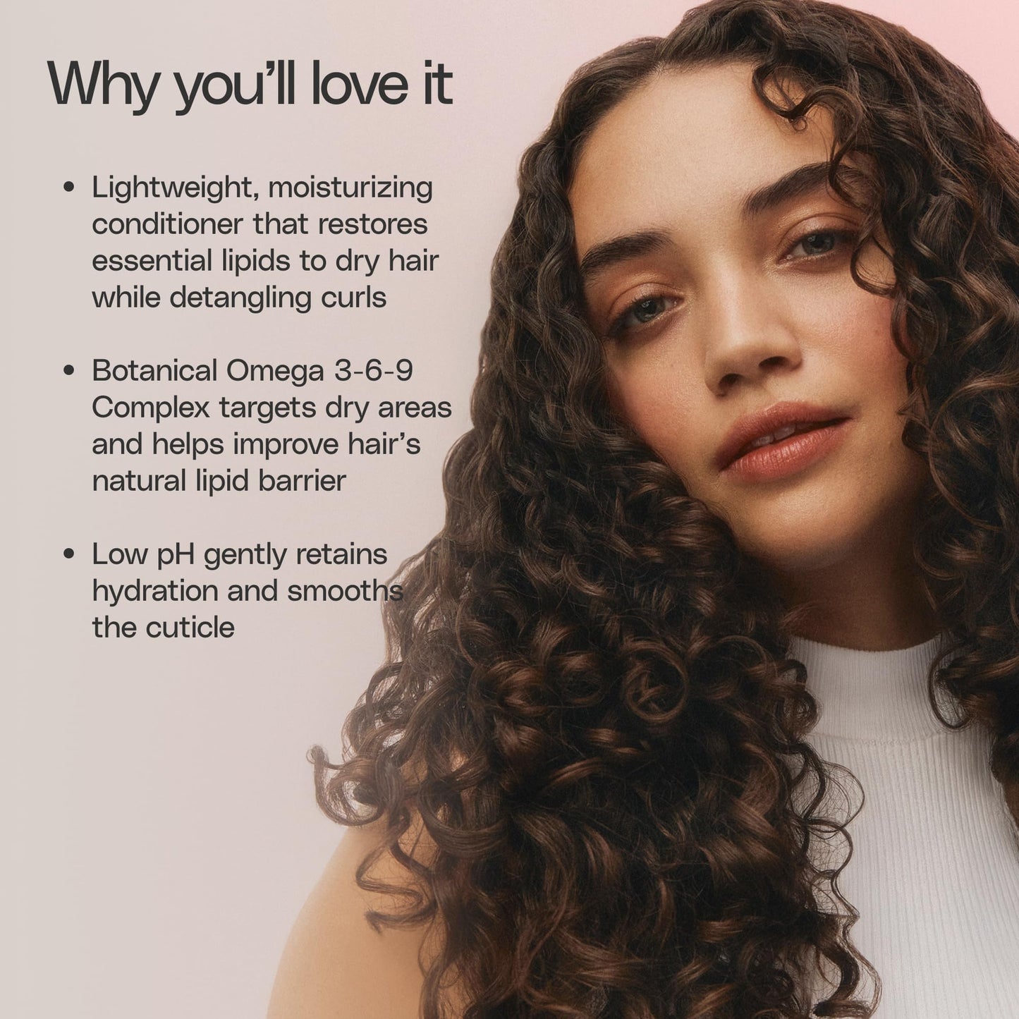 OUIDAD VitalCurl+ Balancing Rinse Conditioner, 8.5 Fl Oz