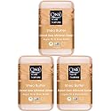 One With Nature Dead Sea Salt Shea Butter Soap 7oz 3-Pack - Purifying and Exfoliating Soap Bar with Dead Sea Minerals for Face & Body, for Men & Women