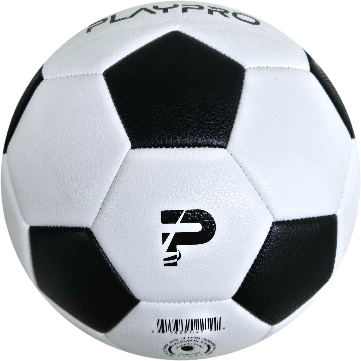 PLAYPRO Classic Training Soccer Ball for All Ages, Winding Bladder, Sizes 2, 3, 4 and 5 (Classic, 5)