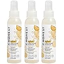 The Honest Company Conditioning Hair Detangler 3-Pack Leave-in Conditioner and Fortifying Spray, Tear Free Cruelty-Free, Hypoallergenic, Citrus