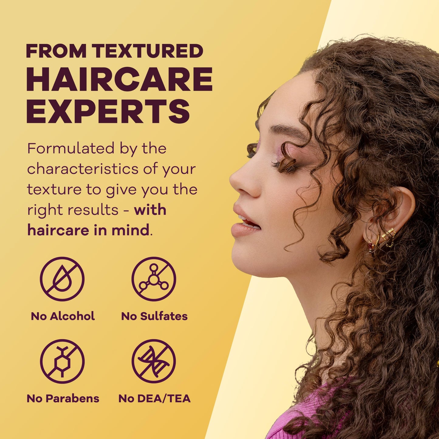 Eco Style, Texture Edit, Kurvy Shine Lightweight Sheen for Type 2a to 2c wavy hair - Finish off any style by adding rich nutrients for a perfectly