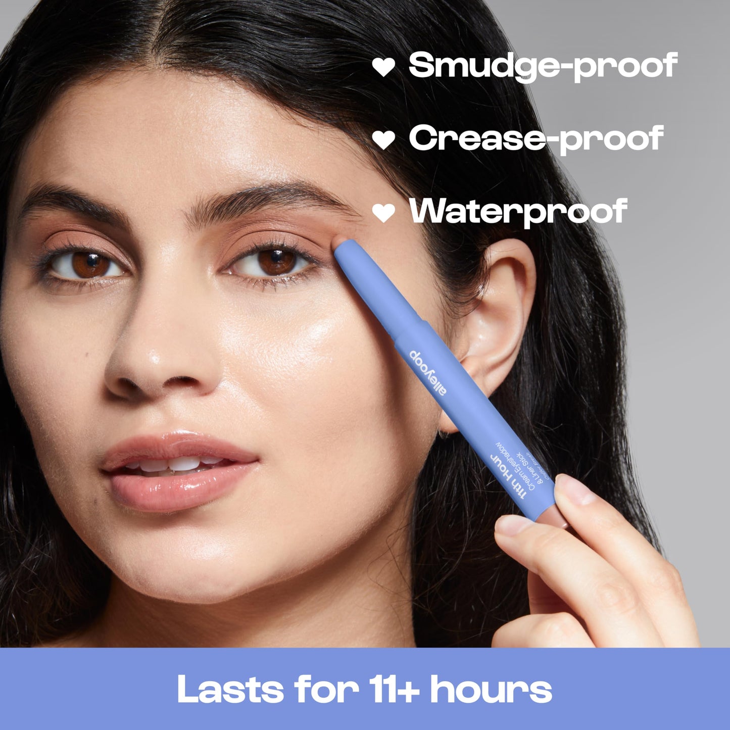 ALLEYOOP 11th Hour Cream Eye Shadow Sticks - Coffee Break (Matte) - Award-winning Eyeshadow Stick - Smudge-Proof and Crease Proof for Over 11 Hours