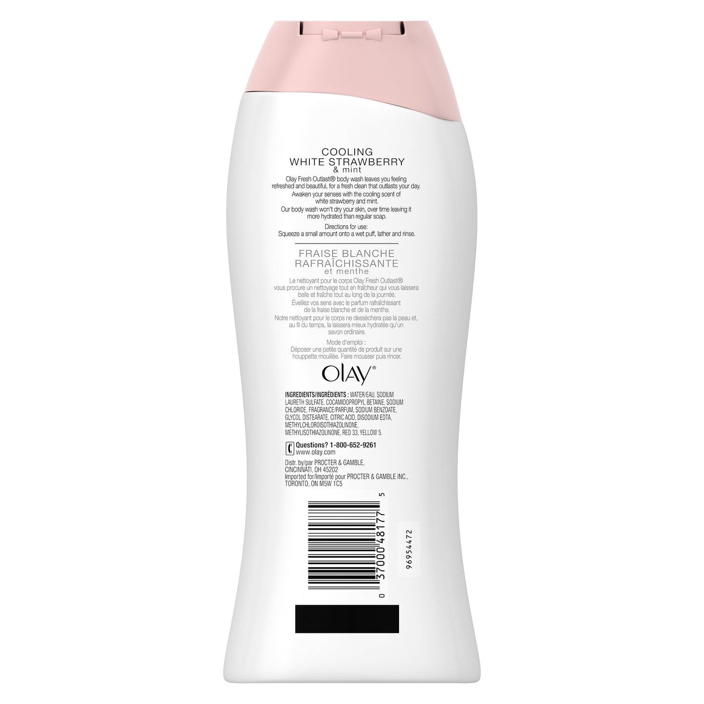 Olay Cleansing Body Wash, Silky Berry, 23.6 Fluid Ounce (Pack of 6)