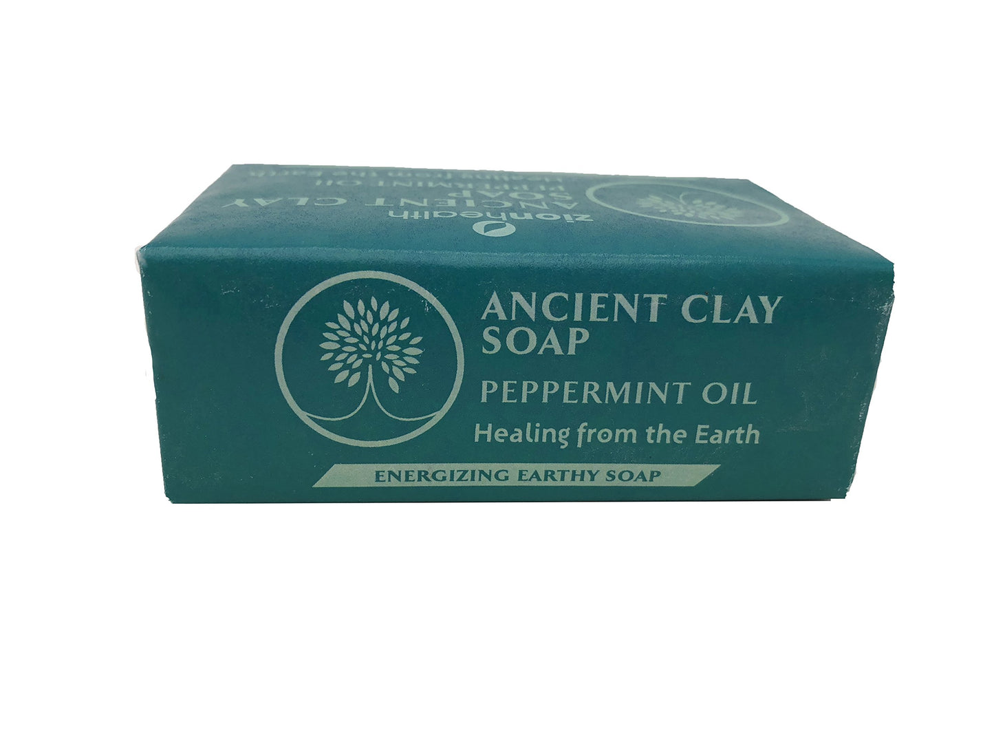 Zion Health Ancient Clay Soap Peppermint Oil 6 oz, 170g