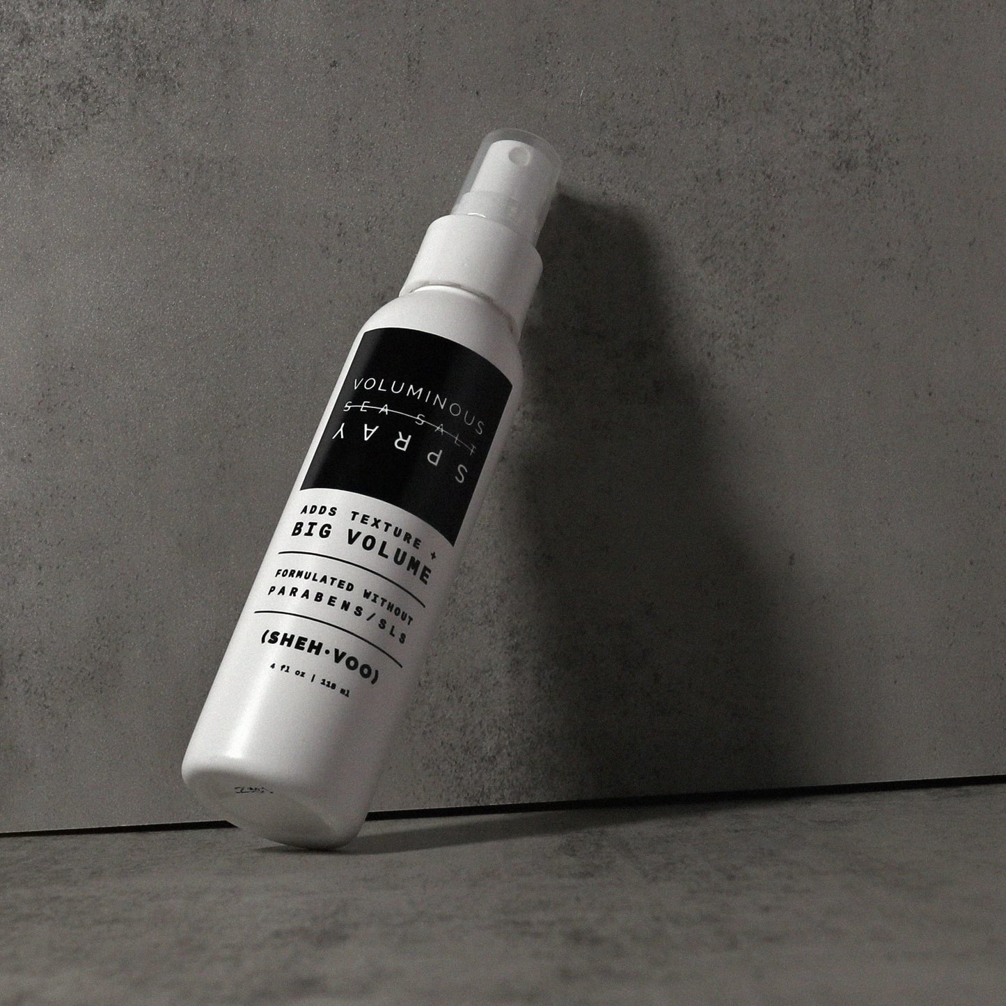 (SHEH•VOO) Sea Salt Spray - Voluminous Texturizing Spray - UV + Heat Protection - Paraben & SLS Free (4 fl oz)