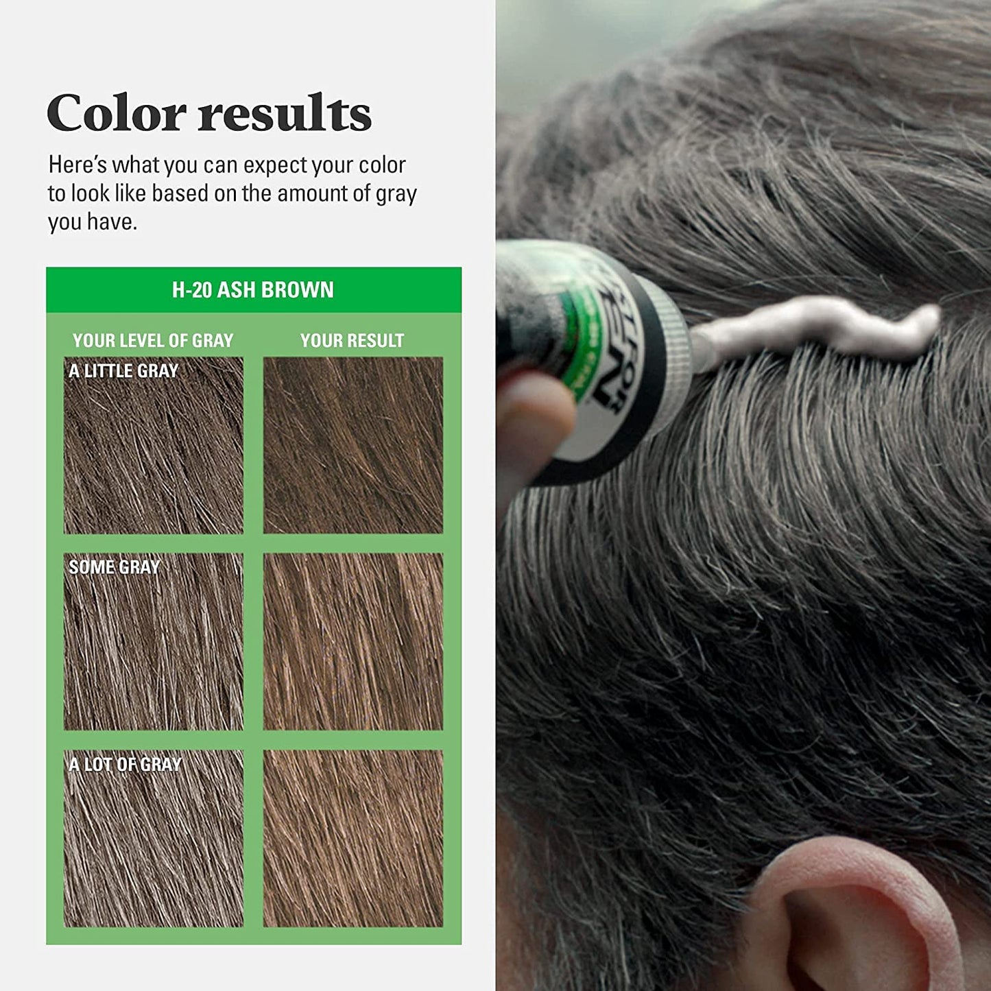 JUST FOR MEN Hair Color H-20 Ash Brown 1 Each (Pack of 4)