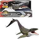 Mattel Jurassic World Rebirth Super Colossal Mosasaurus Action Figure, Dinosaur Toy with 2 Attack Actions, Movie-Accurate & Posable