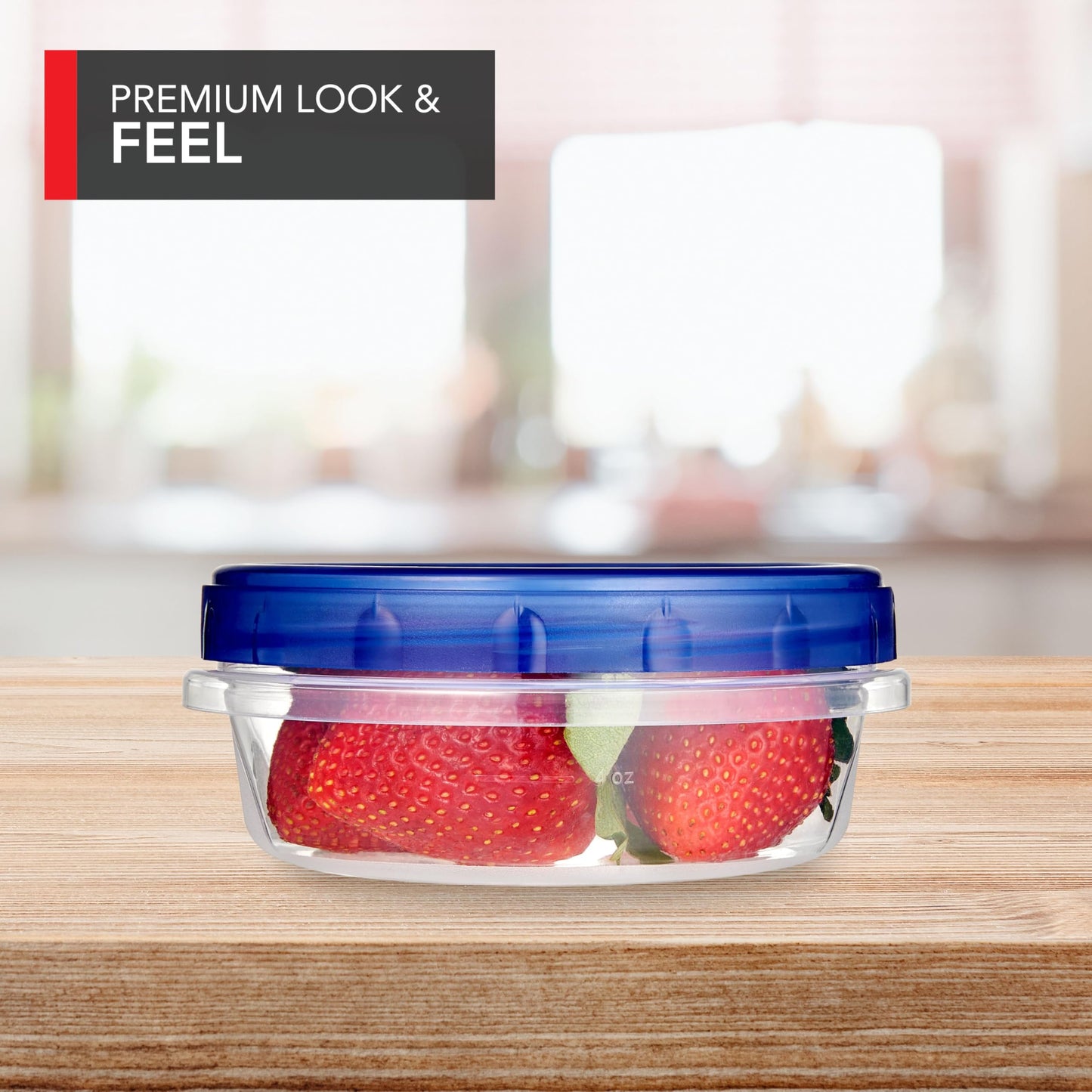 Stock Your Home 8oz Plastic Containers with Twist Top Lids (4 Pack), 1 Cup Small Freezer Containers for Leftover Food, Airtight Reusable Soup…