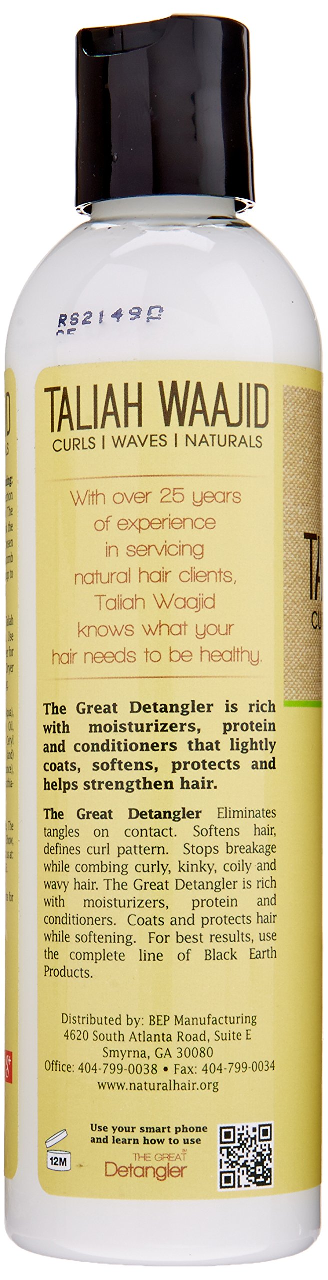 Taliah Waajid Curls, Waves and Naturals The Great Detangler, 8 Ounce