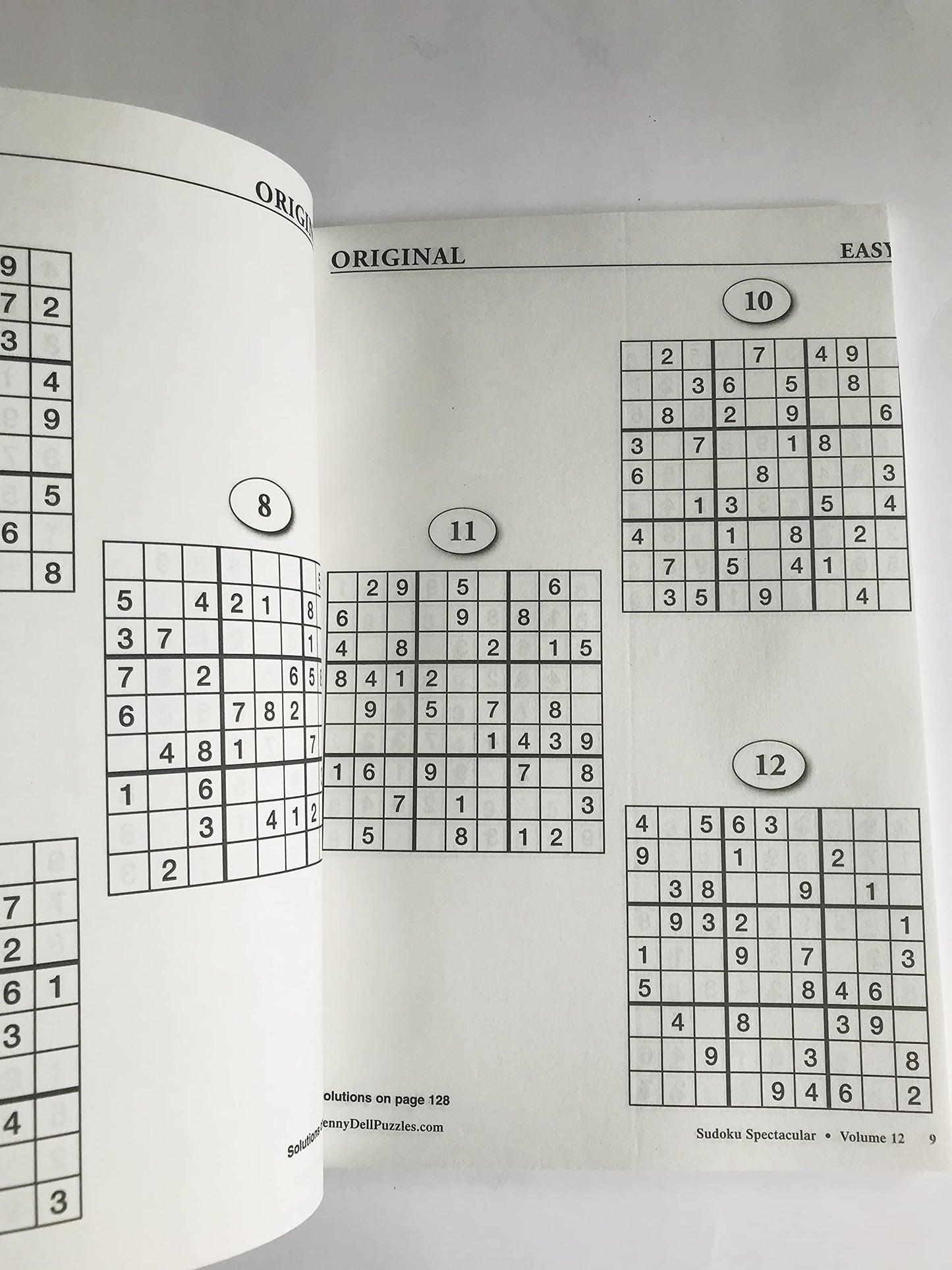 Volume 11, 12, and 13 of The Sudoku Spectacular Puzzles from Penny Press Collector's Series