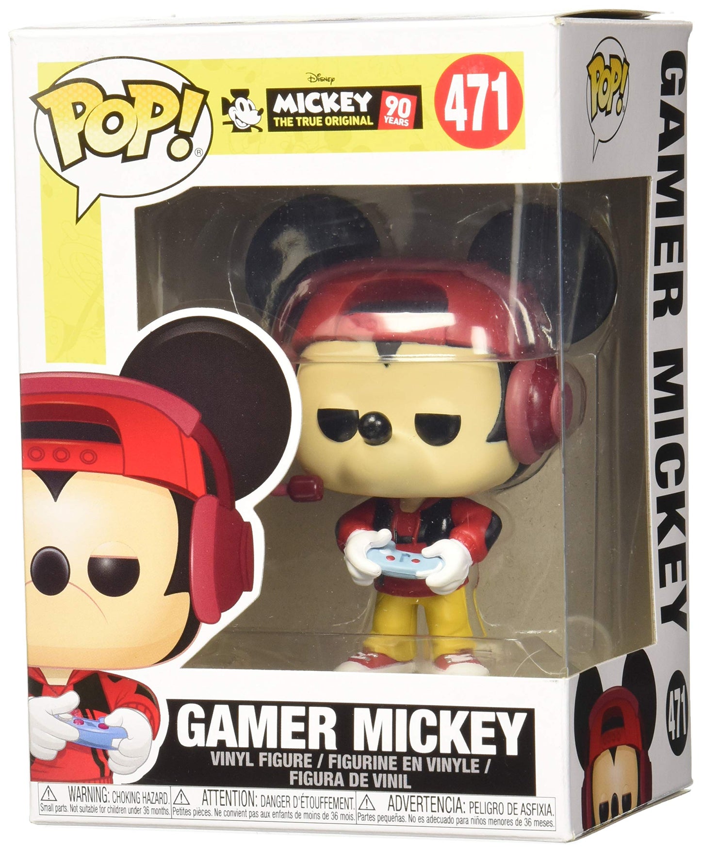 Funko POP! Disney: Mickey The True Original 90 Years - Gamer Mickey #471 - GameStop Exclusive!