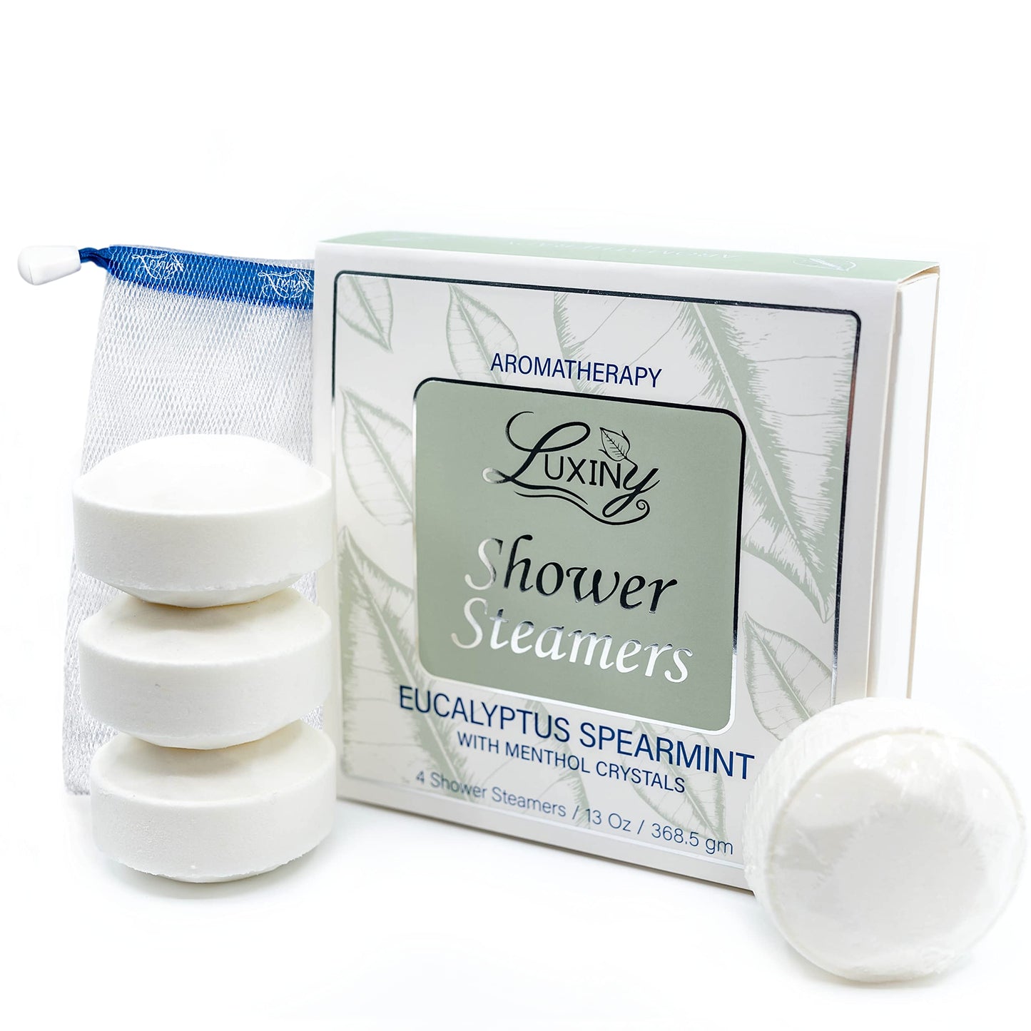 Eucalyptus Shower Steamer Aromatherapy in Your Shower, American Made by Luxiny, Shower Bomb Tablets Melt to Release a Vapor for Natural Stress Relief…