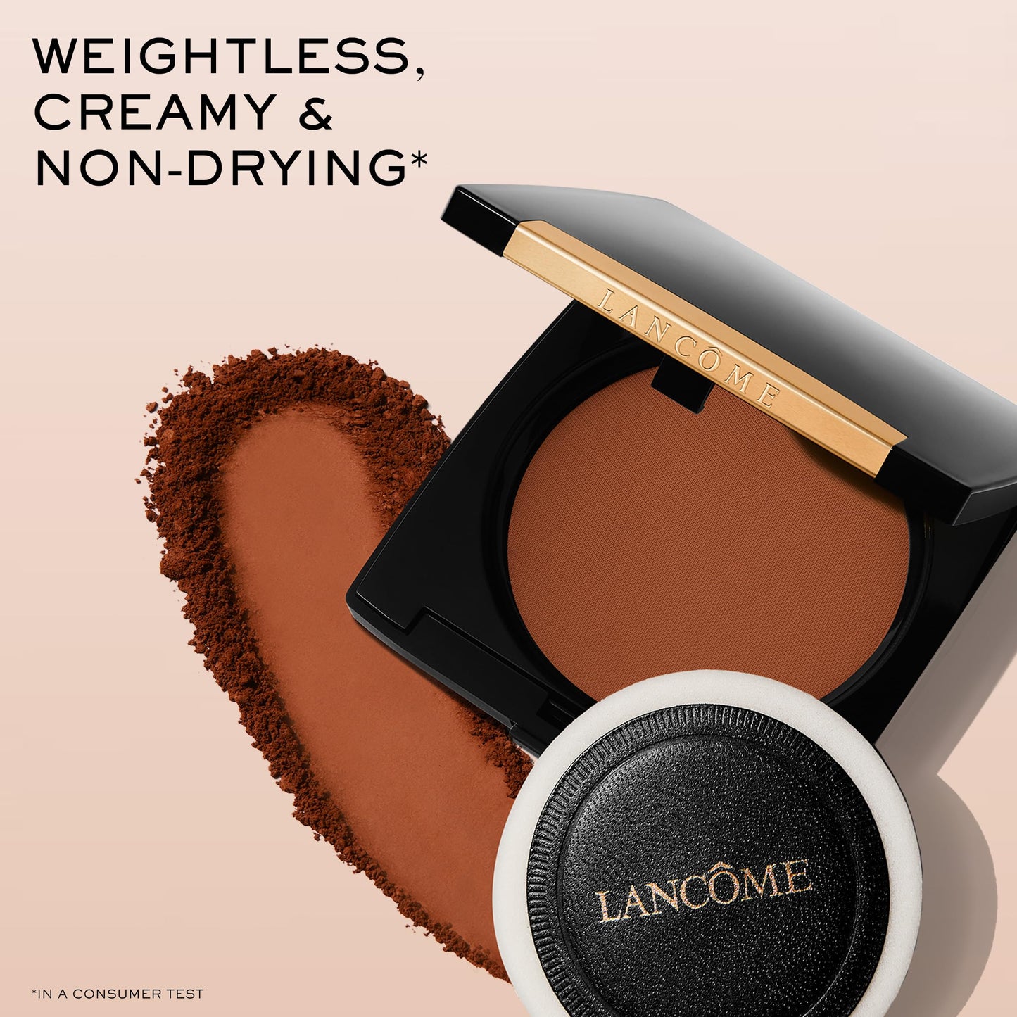Lancôme Dual Finish Powder Foundation - Buildable Sheer to Full Coverage Foundation - Natural Matte Finish - 220 Buff II Cool