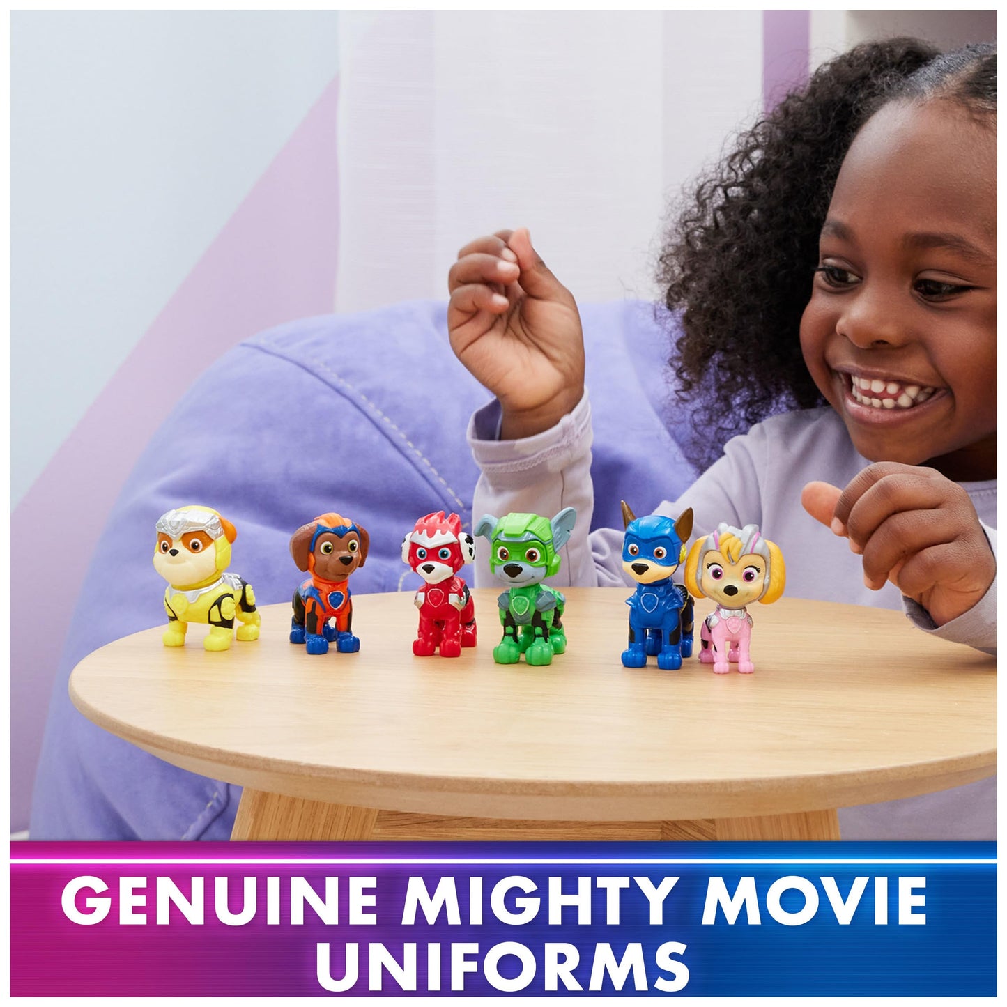 Paw Patrol: The Mighty Movie, Toy Figures Gift Pack, with 6 Collectible Action Figures, Kids Toys for Boys and Girls Ages 3 and up