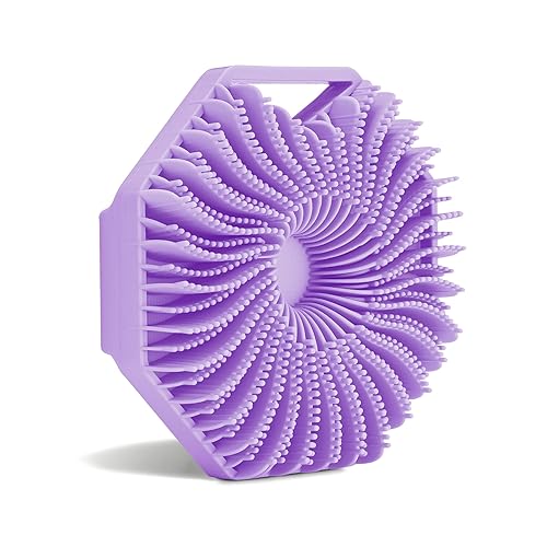 Sud Scrub® Antimicrobial Silicone Body Scrubber, Exfoliating Body Scrubber for Sensitive Skin, Eco Friendly Shower Scrubber for Body, Silicone Body