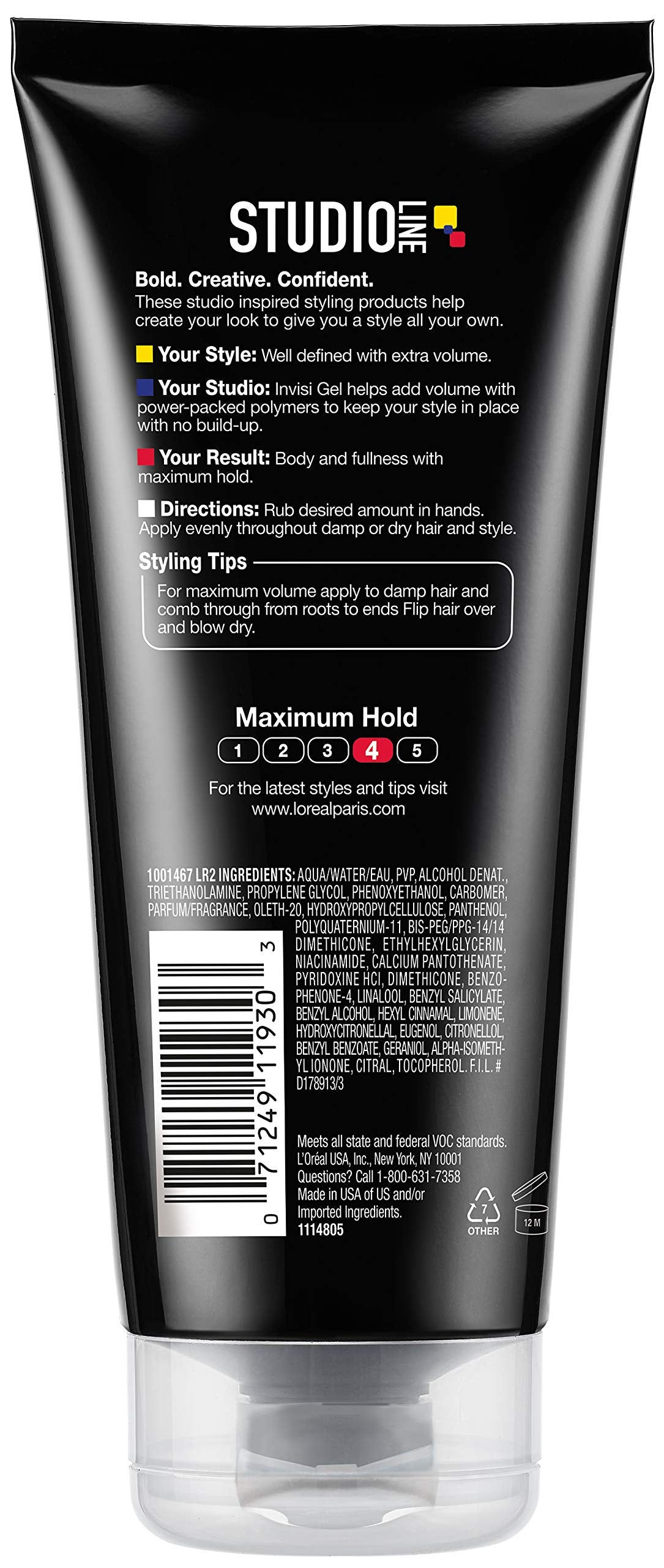 L'Oréal Paris Studio Line Above it All Invisi Gel - Max Hold, 6.8 fl. oz.