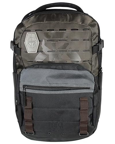 Bioworld Star Wars The Mandalorian Bounty Hunter Laptop Tech Padded Sleeve Backpack