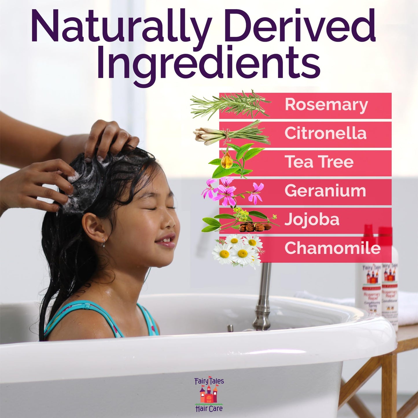 Fairy Tales Rosemary Repel Daily Kids Shampoo- Kids Like the Smell, Lice Do Not, 12 fl oz. (Pack of 1)