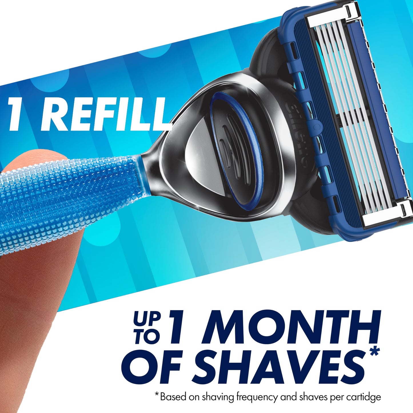 Gillette 5 Men's 5-Blade Razor Blade Refills, 12 Count Beauty and Personal Care Gillette