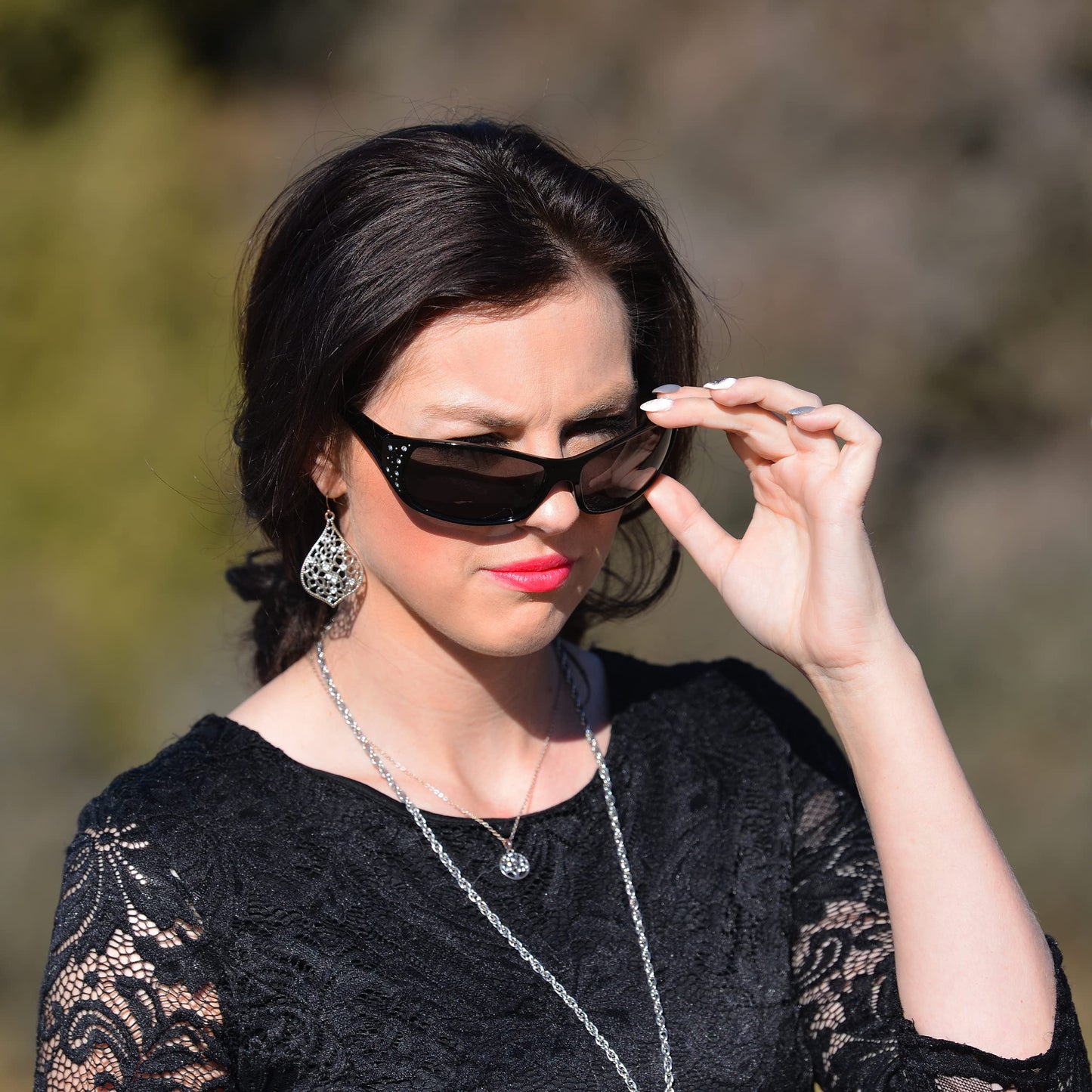 Polarized Sunglasses for Women - Tropical Teal Frame - Dark Smoke Lens - HZ Series Elettra - Women’s Premium Designer Fashion Sunglasses