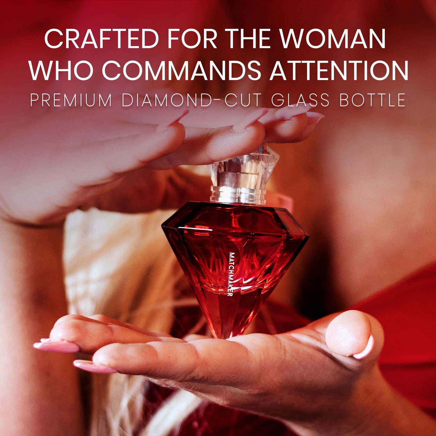 Eye of Love Matchmaker Red Diamond Pheromone Perfume for Women - Long Lasting Fragrances with Floral Citrus Scent - Plant Based Cologne