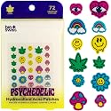BioSwiss Psychedelic Pimple Patches, Hydrocolloid Acne Patch for Zits and Blemishes, Face and Skin Stickers, 72 Count