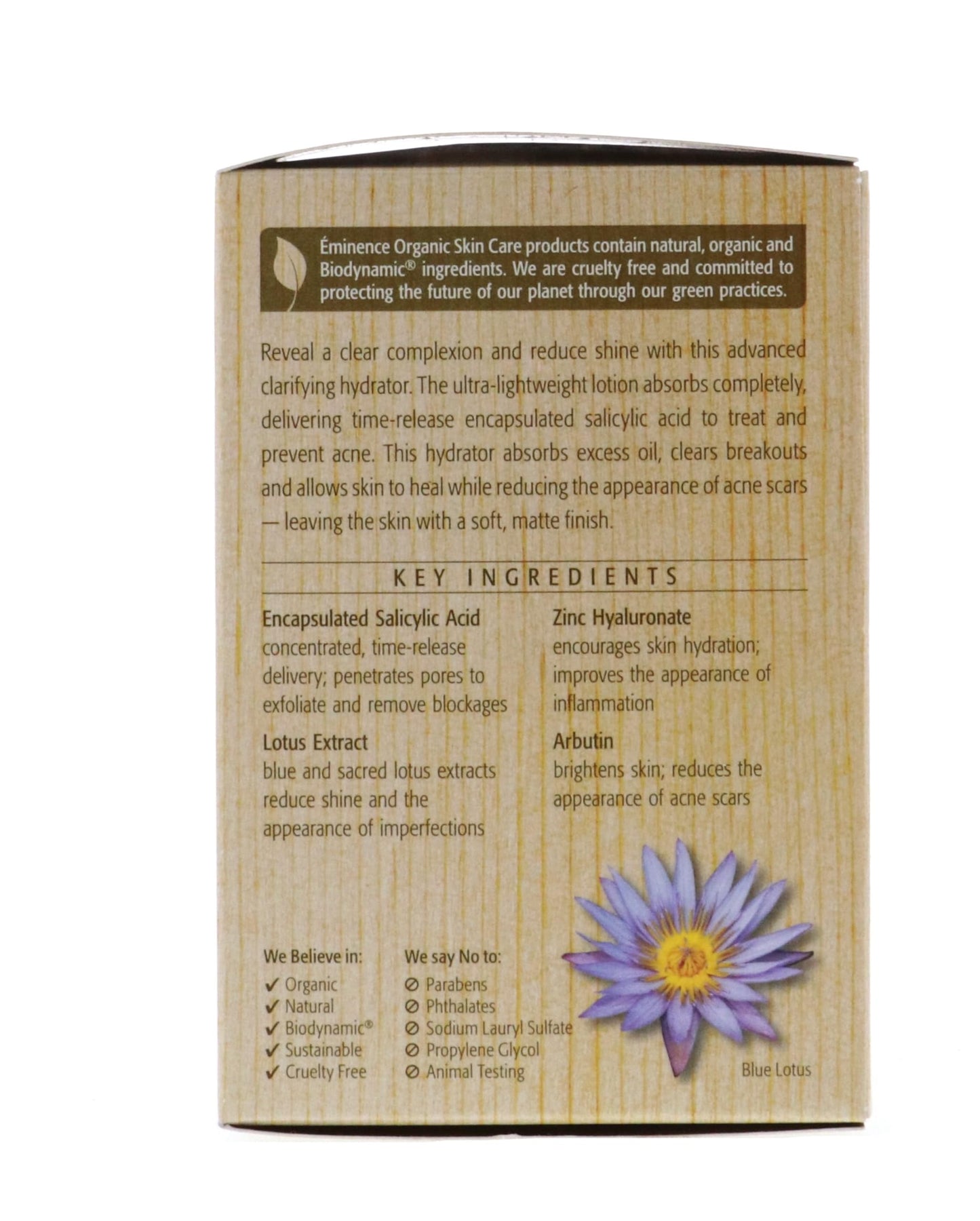 Eminence Organic Skincare Acne Advanced Clarifying Hydrator, 1.2 fl Oz