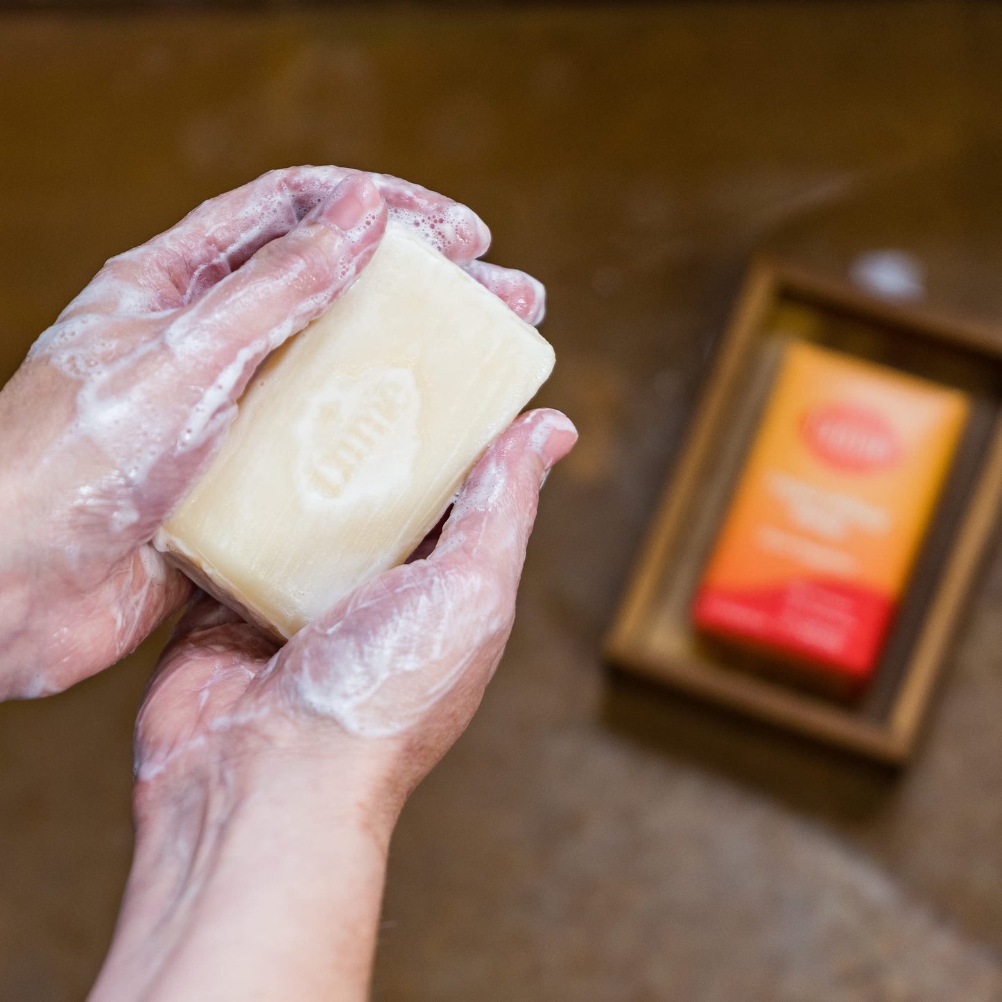 Lume Triple Milled Bar Soap - Rich Moisture & Gentle Cleansing - Paraben Free, Phthalate Free, Skin Safe - 5 ounce (Pack of 4) (Clean Tangerine) Beauty and Personal Care Lume