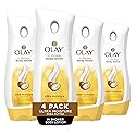 Olay Ultra Moisture Shea Butter In-Shower Body Lotion, Improves Dry Skin Hydration in 5 Days, 15.2 Fl Oz (Pack of 4)