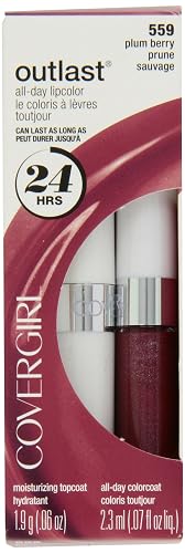 CoverGirl Outlast All Day Two Step Lipcolor, Plum Berry 559, 0.13 Ounce