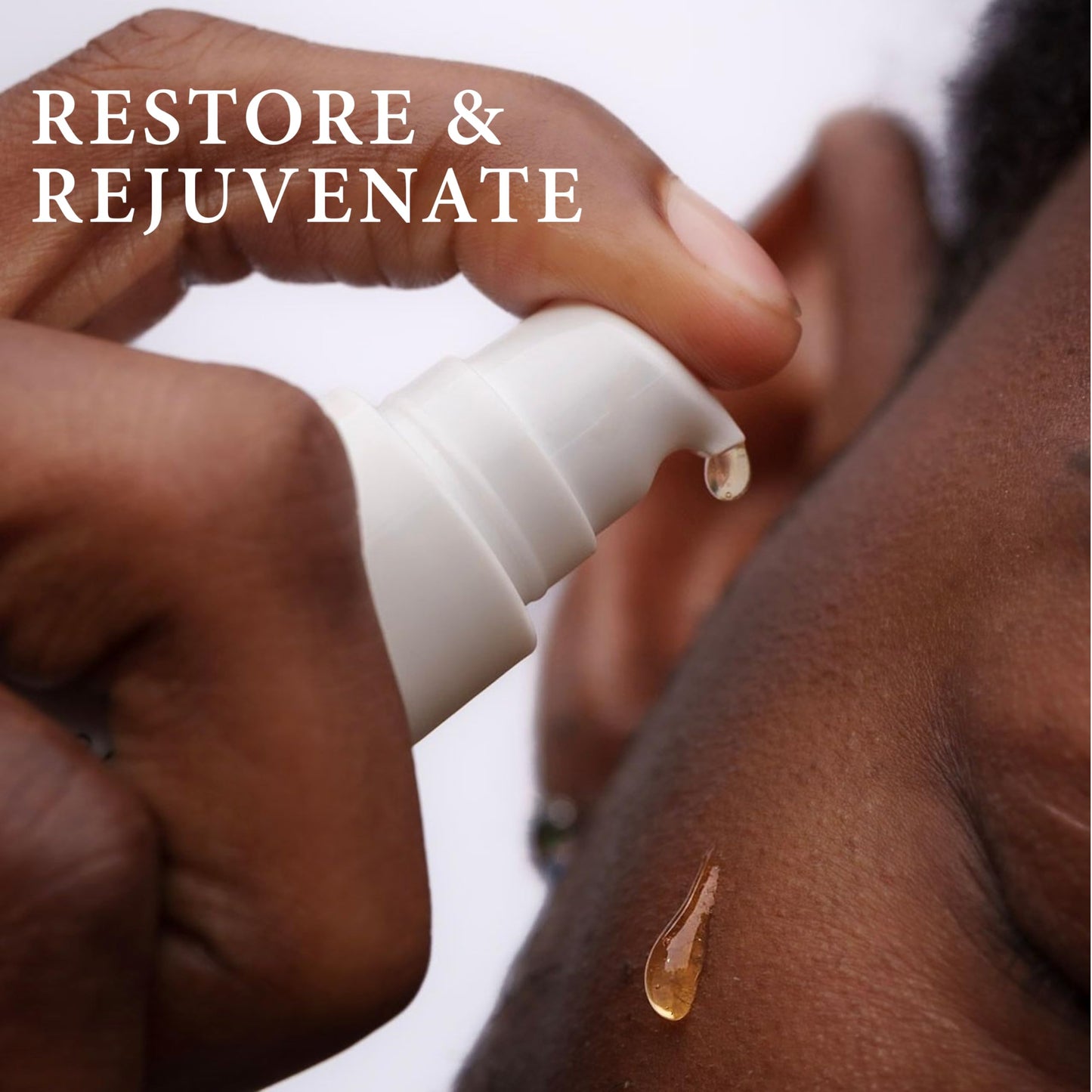 cMOSS BEAUTY Sea Moss Infused Pressed Serum Concentrate with Hyaluronic Acid, Oil-Free, Vegetable Ceramides, and Vitamins A,C,E to Plump and Tighten