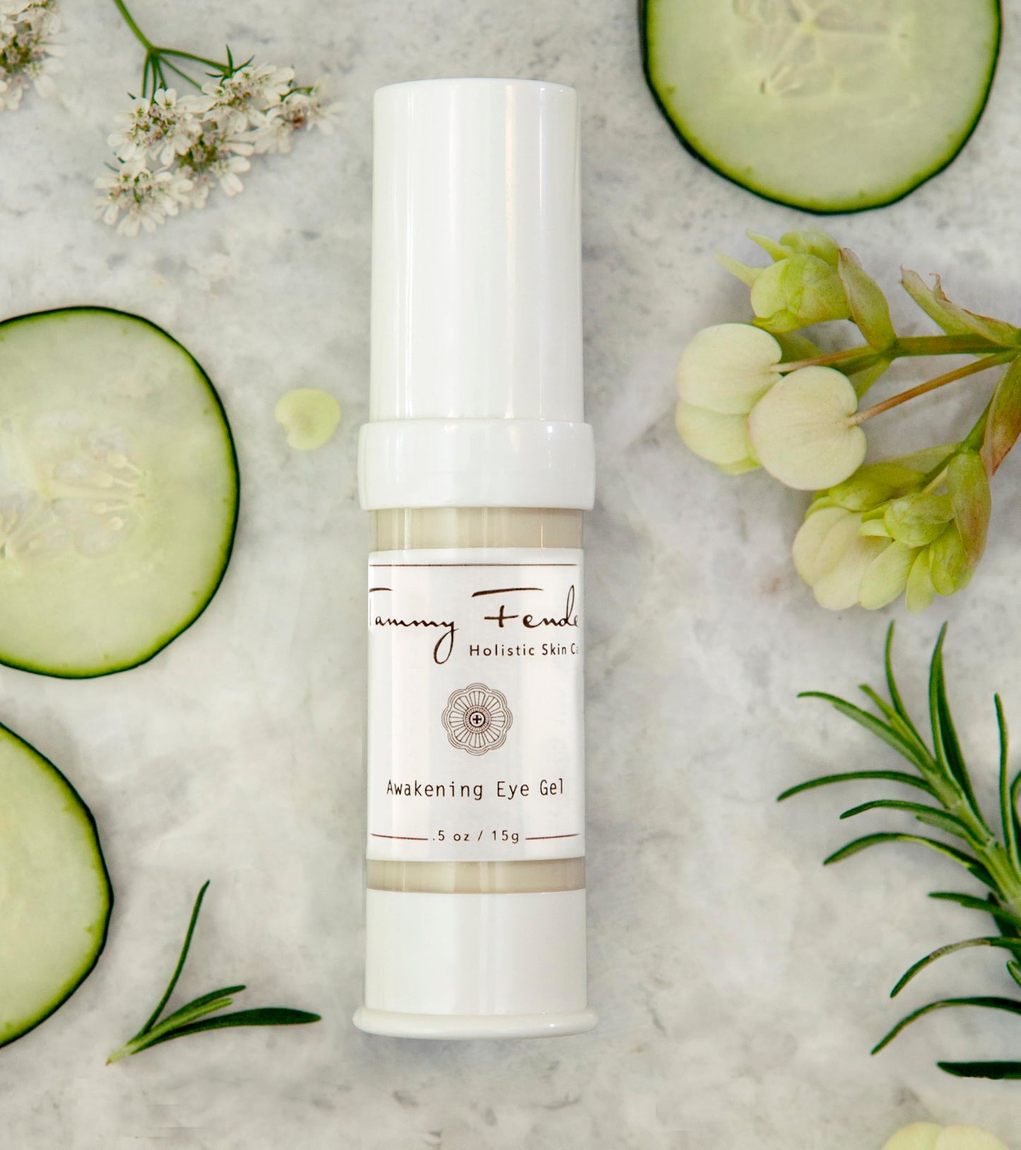 Tammy Fender - Awakening Eye Gel | Natural, Organic, Cruelty-Free, Non-Toxic Travel Beauty Skincare | Soothe, Moisturize, & Hydrate Tired Eyes |
