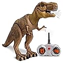 Discovery™ Remote Control T-Rex Dinosaur - Realistic Jurassic RC Action Figure with Walking Legs, Roaring Sounds, Chomping Mouth| Dinosaur Toys…