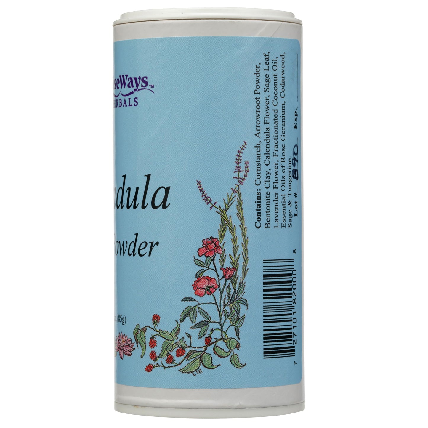 Wise Ways Herbals, Body Powder Calendula, 3 Ounce