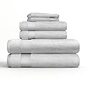 Linen Market Luxury 6 Piece Towel Set (100% Cotton) - Ultra-Soft & Absorbent 2 Bath Towels, 2 Hand Towels, 2 Wash Cloths - Hand Towels for Bathroom…