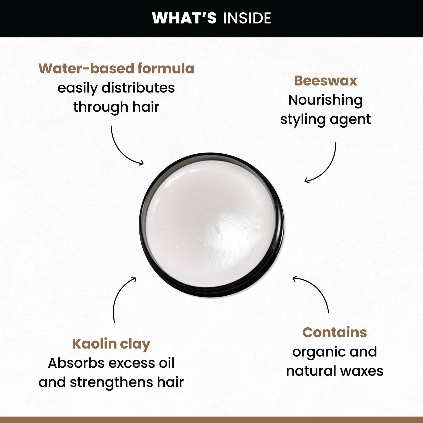 Billy Jealousy Stable Condition Matte Cream for Men with Natural Hold and Matte Finish, Reworkable, Lightweight, Water Based Hair Styling Product