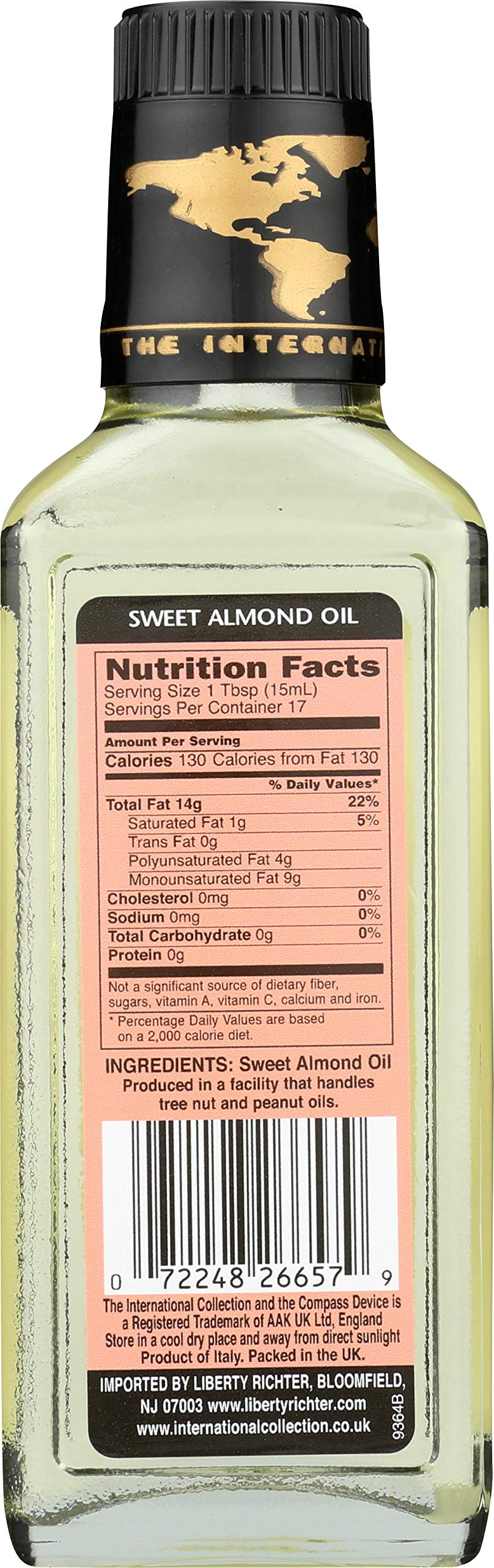 International Collection Sweet Almond Oil, 8.45-Ounces (Pack of 3)