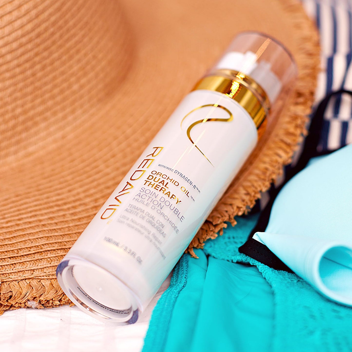 REDAVID Orchid Oil Dual Therapy Ultra Nourishing Repair - Luxury Hair Treatment made from Cymbidium Orchids for Damaged, Curly Hair - Clinically